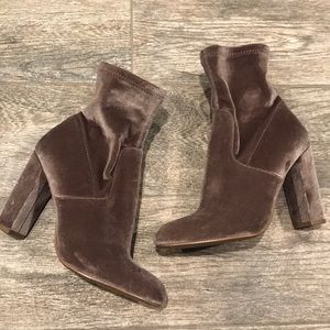 Steve Madden Velvet Sock booties
